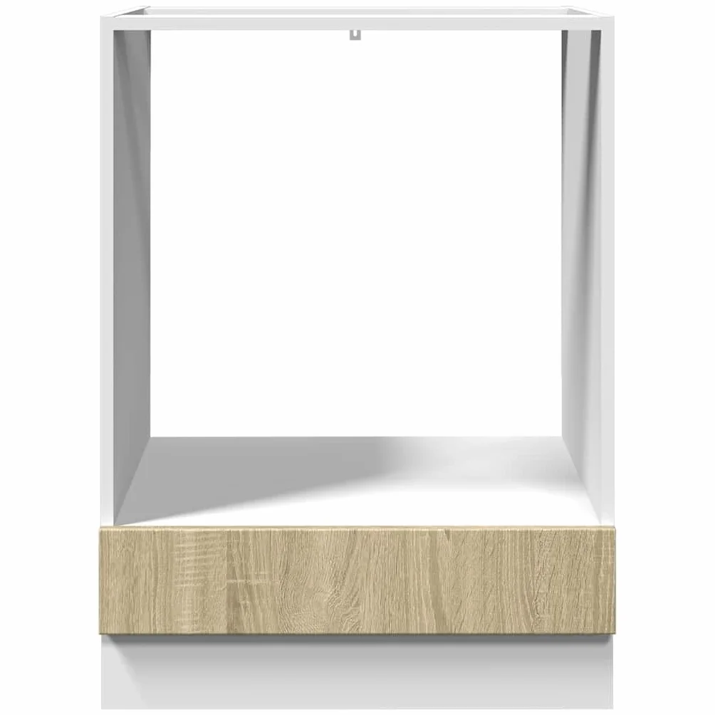 Armoire à Four Chêne Sonoma 60x46x81,5 cm Aggloméré vidaXL