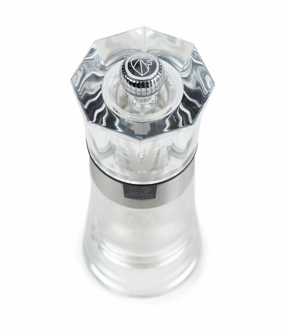 Peugeot Moulin à Poivre et Sel 11 cm Acryl Inox Transparent Fabrication Française