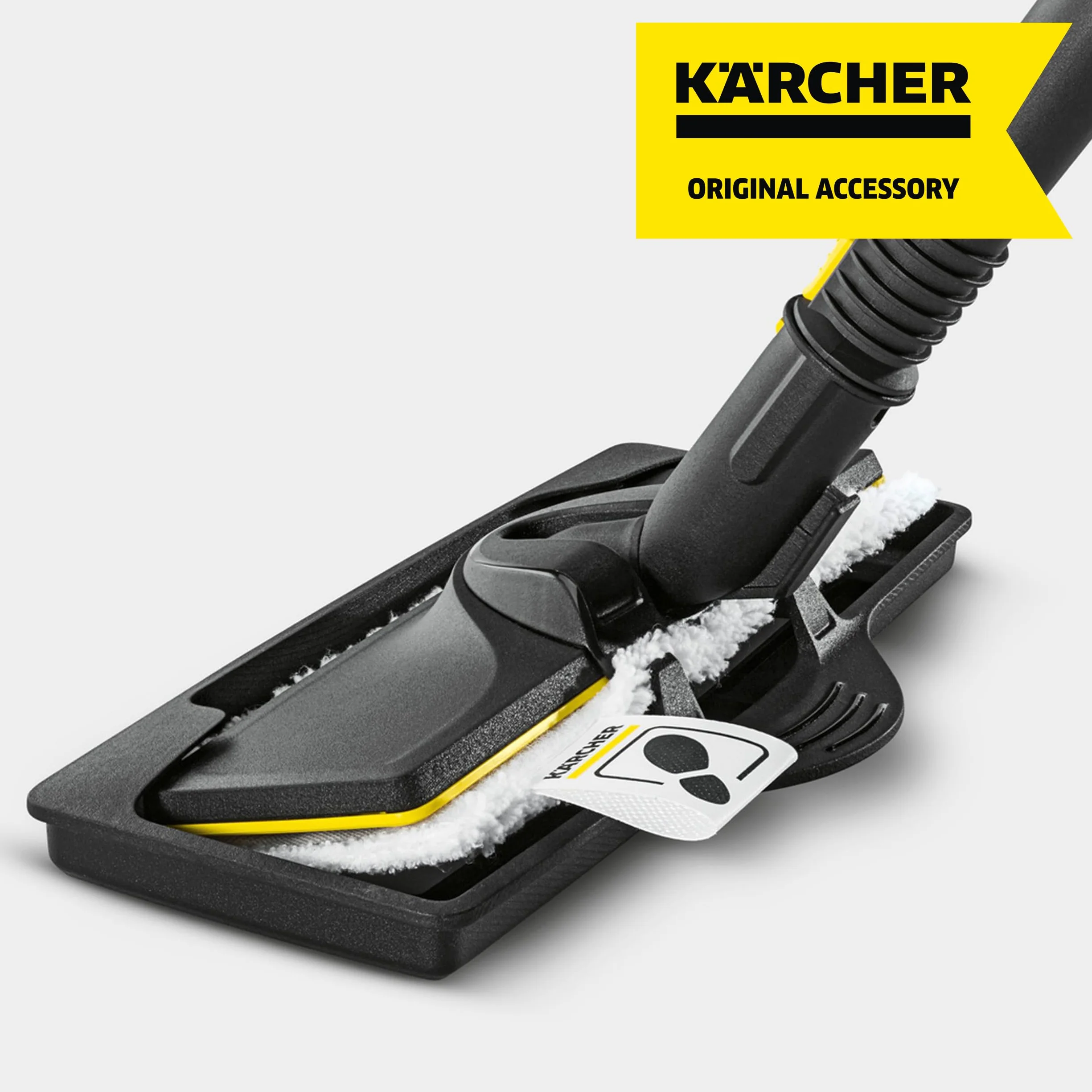 Kärcher Adaptateur Nettoyage Vapeur pour Tapis et Moquette, Noir