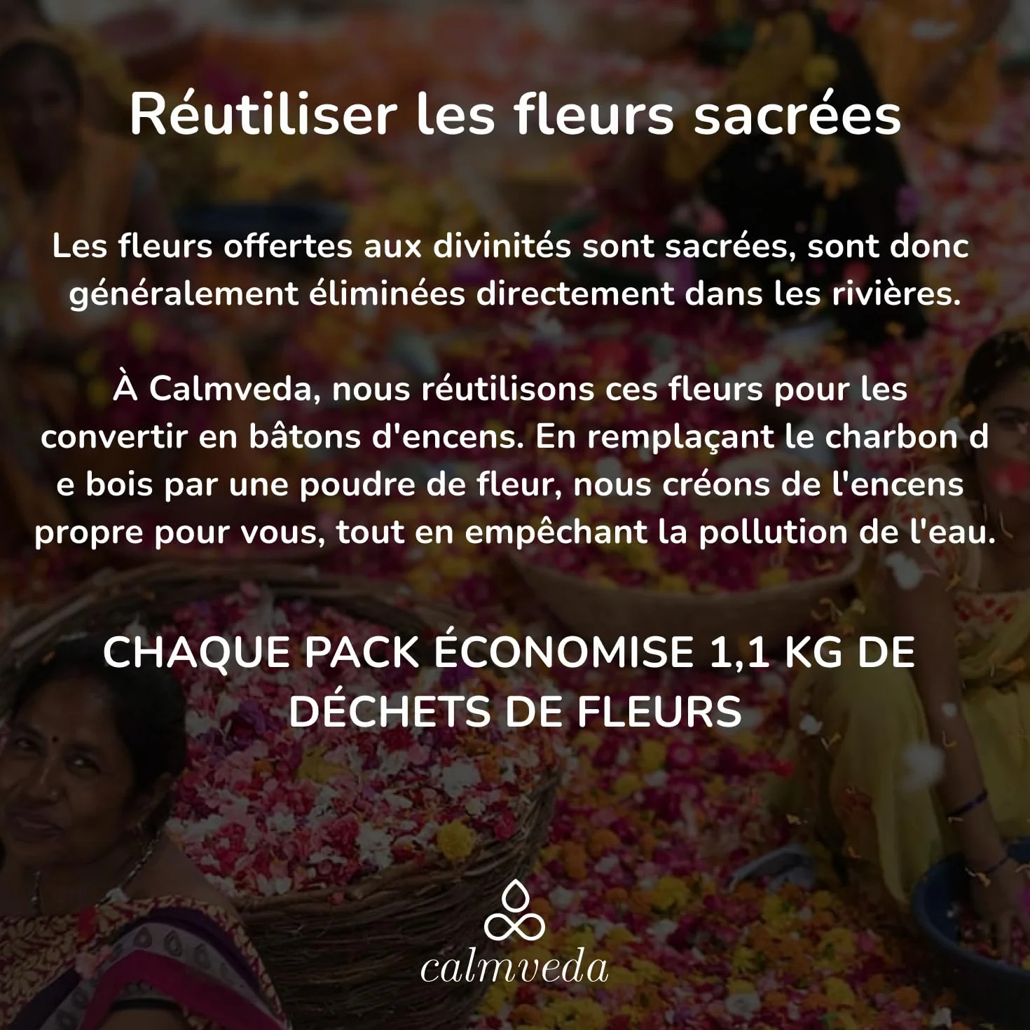 Bâtons d'encens Patchouli 1960, sans charbon, fleurs recyclées, non toxiques