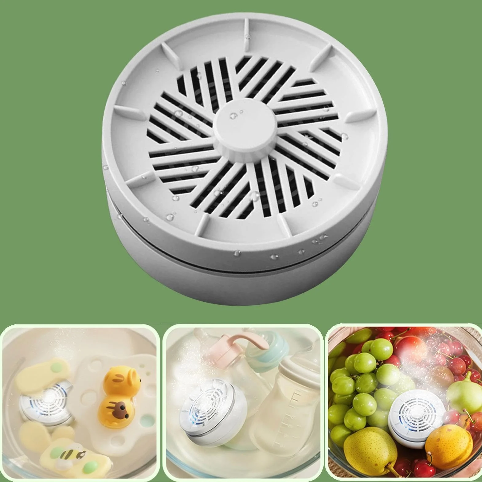 Machine à laver portable pour fruits et légumes sans fil imperméable nettoyeur à électrolyse