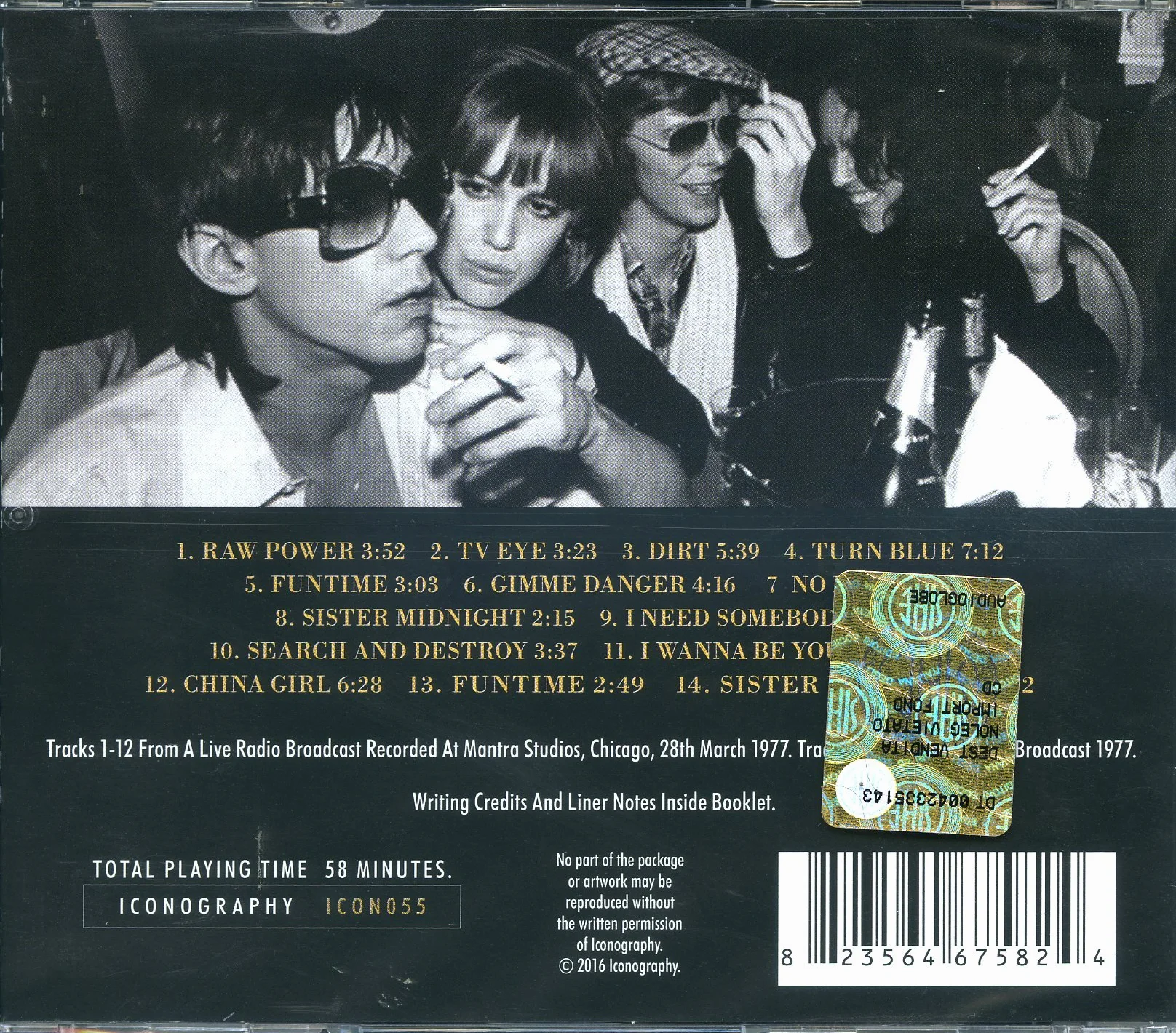 Mantra Studios Radio Broadcast Chicago 1977