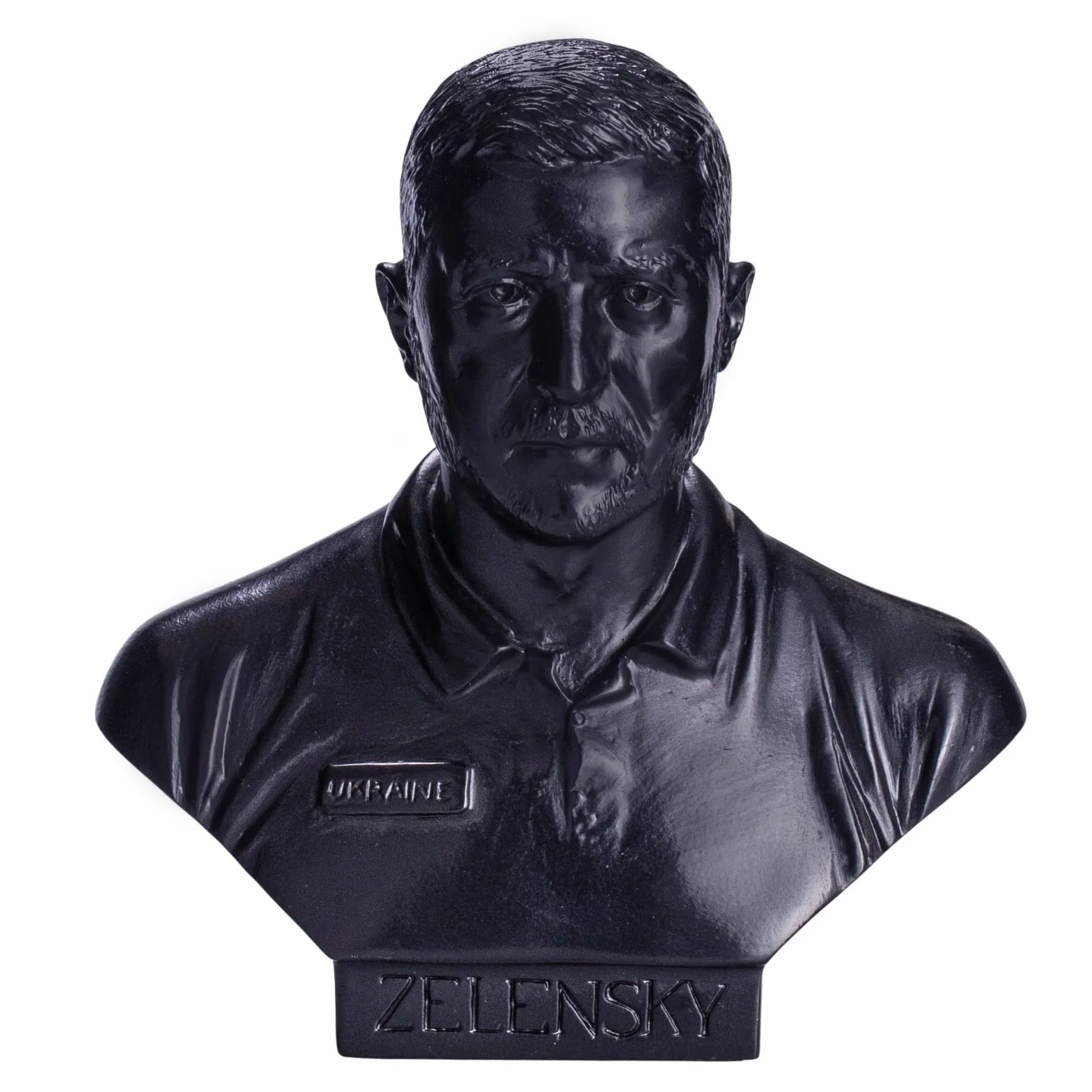 Buste en Pierre du président Volodymyr Zelensky 15 cm