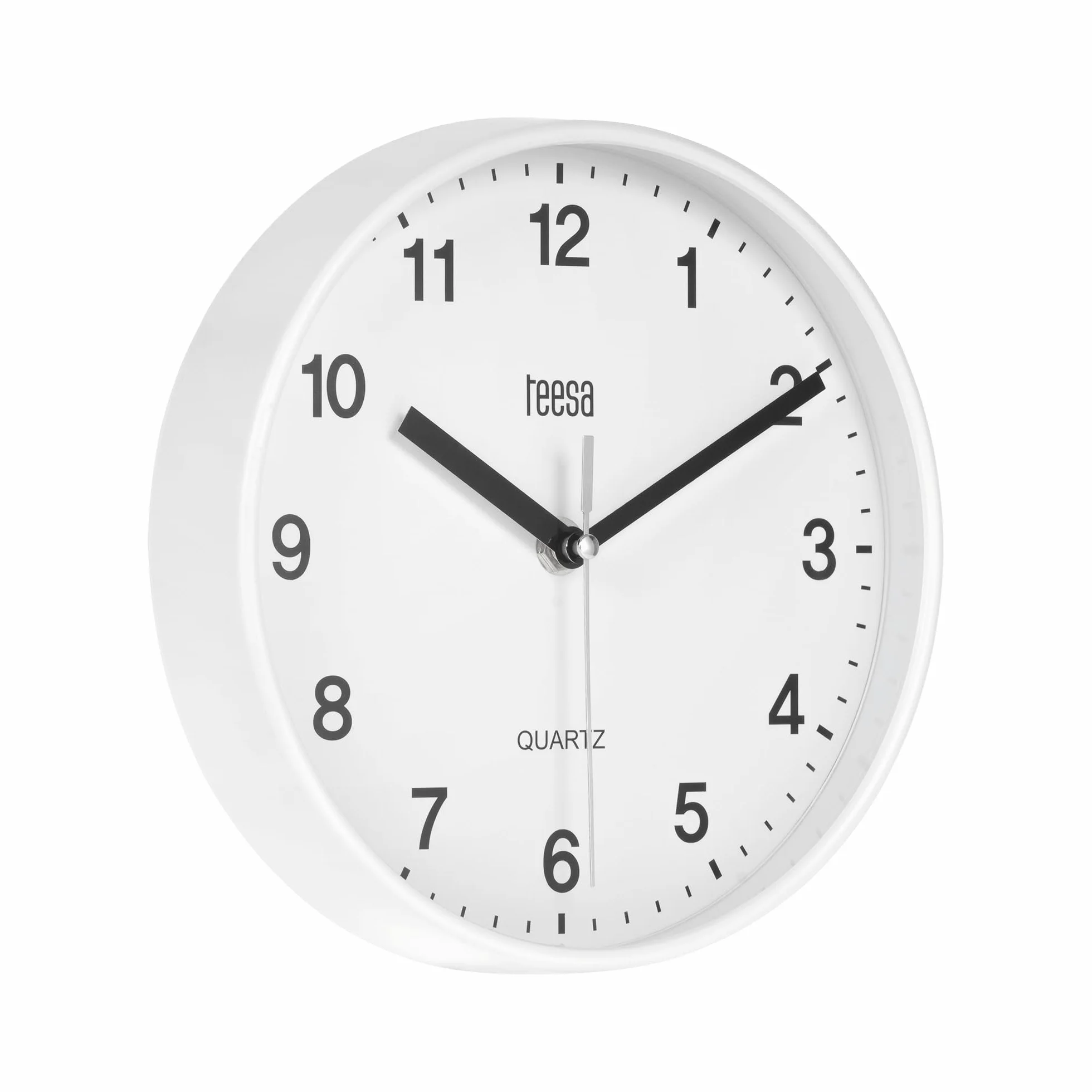 Teesa Horloge Murale Analogique 20 cm TSA0038 Blanc