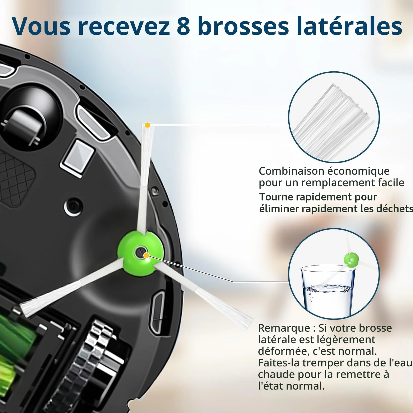 22 pièces accessoires pour aspirateur iRobot Roomba i7 j7 i3 i4 i6 i8 E5 E6 E7 séries E/I/J