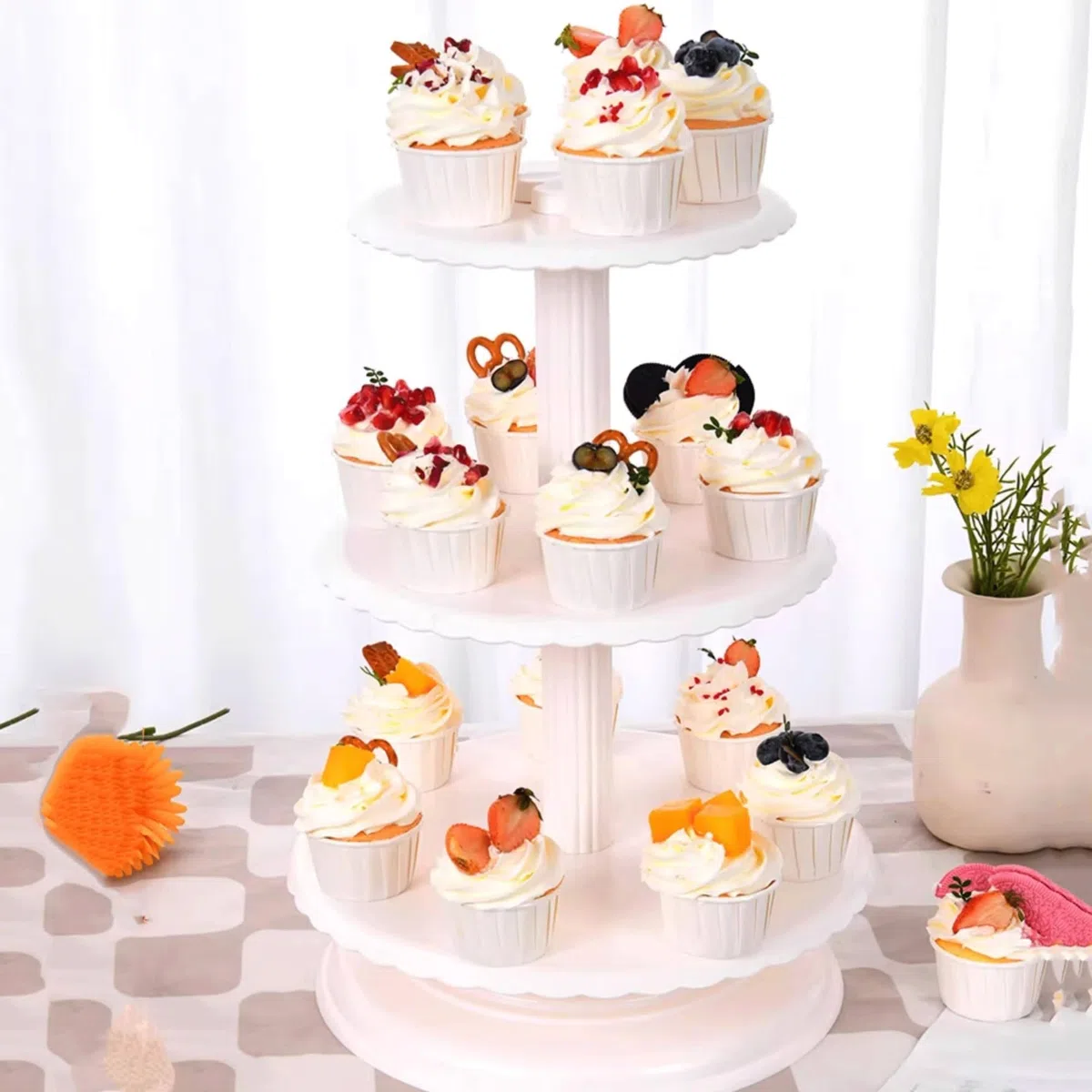 Dessert A Seven Tier Cake Stand Perfect for Birthday Parties