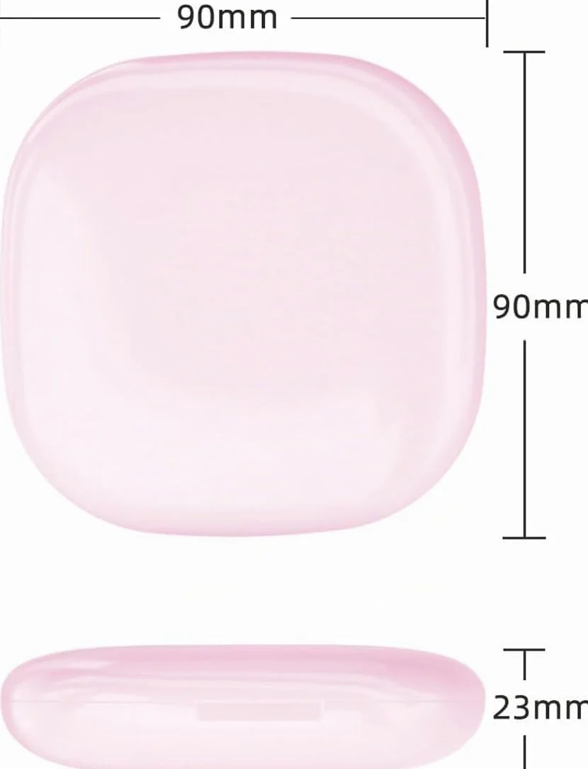 QUMOX Miroir de Maquillage Éclairé Grossissant 10X Rechargeable avec Lumière LED 3 Modes Contrôle Tactile USB-C