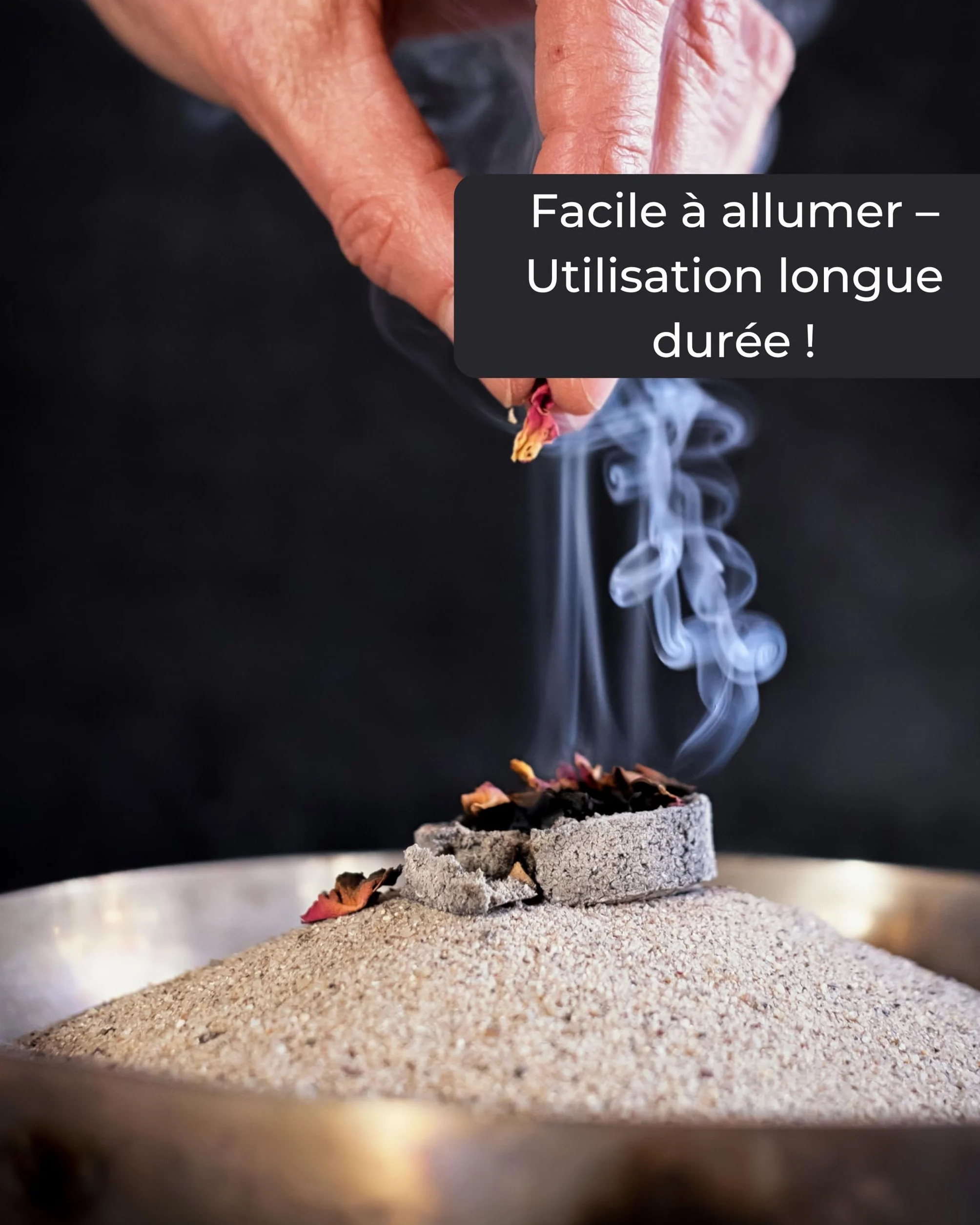 Charbon Bois qualité supérieure Lot de 10 comprimés - Accessoires Fumage pour encens et résine