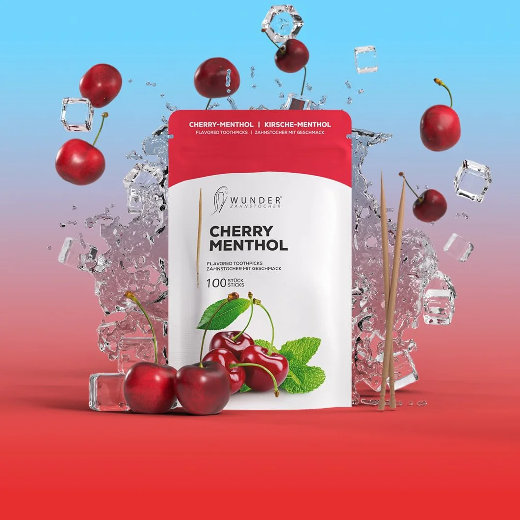 Wunder cure-dents aromatisés rechargeables - sans plastique - haleine fraîche anti-mauvaise haleine