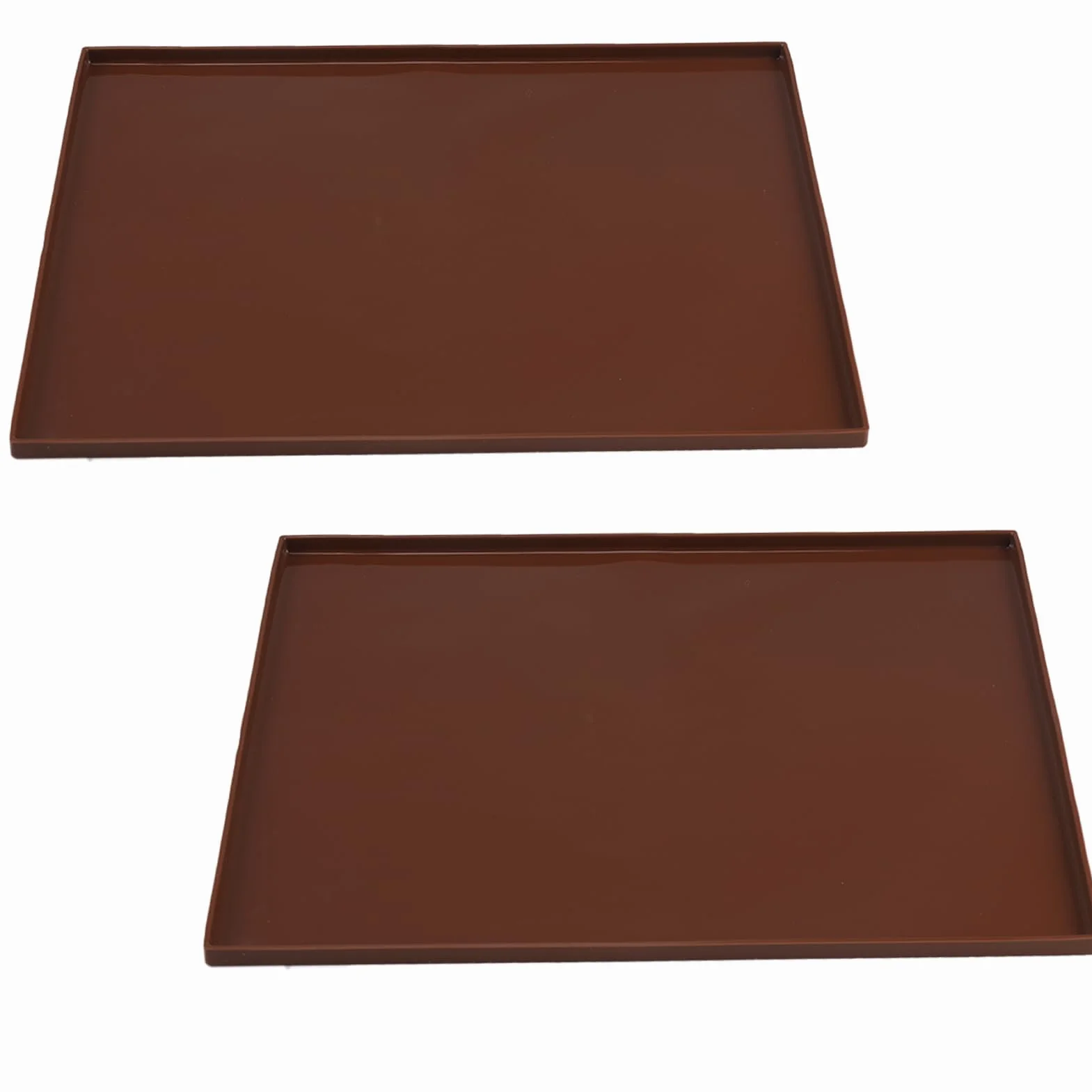 Plaque en Silicone pour Four Antiadhésive 30.5x25.8x1cm 2 Pièces