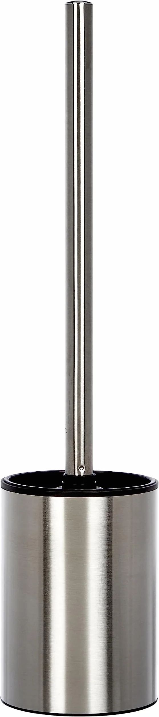 TATAY Brosse Toilettes WC Acier Inoxydable Satiné avec Récipient Intérieur 9 x 9 x 37 cm