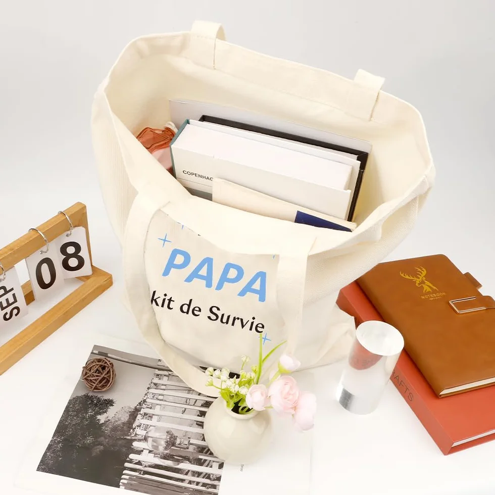 Tote Bag Kit de Survie Futur Papa Annonce Grossesse Idée Cadeau Fête des Pères
