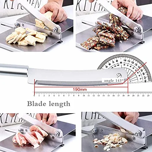 Coupe-viande professionnel acier inoxydable guillotine poulet canard poisson agneau équipement boucher