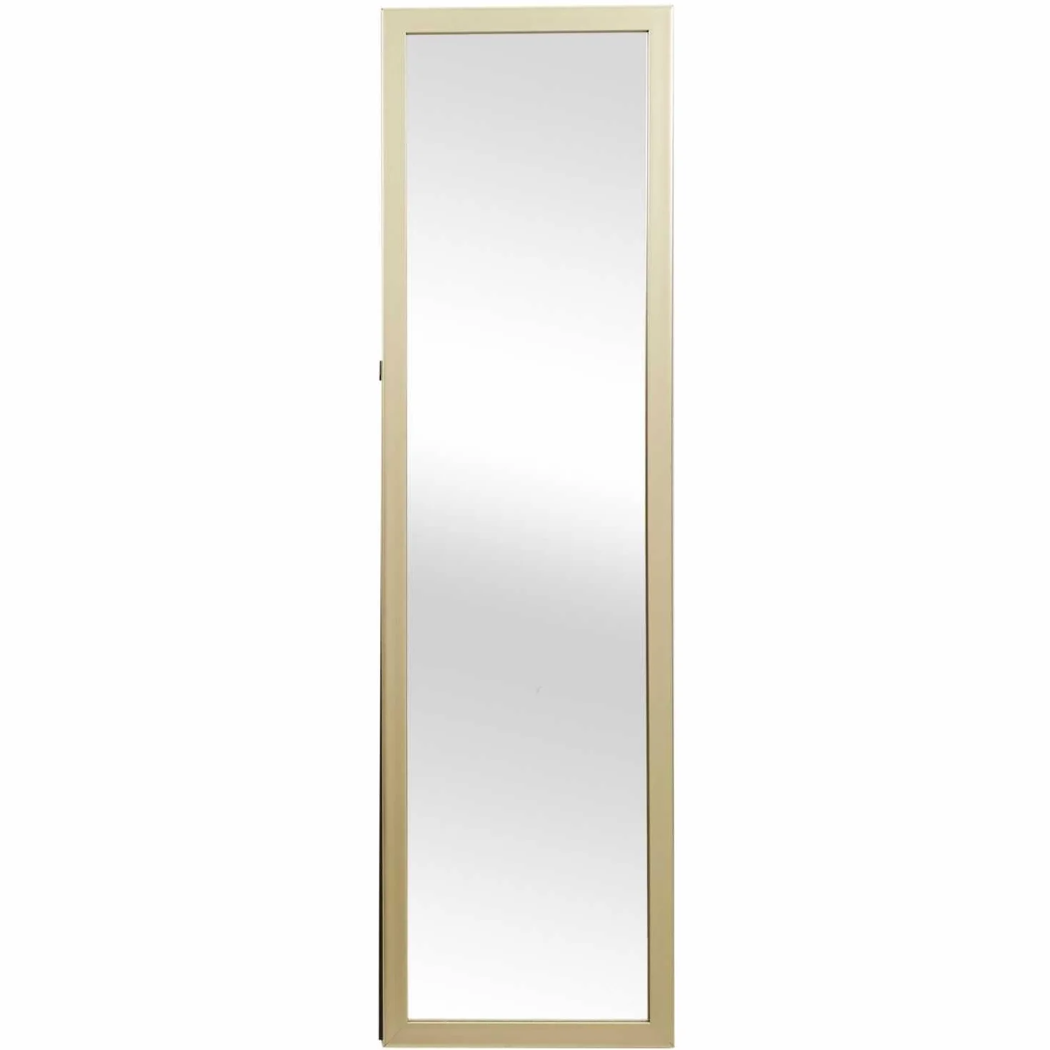 Miroir sur Pied Doré 124 cm, Design Raffiné pour Salon, Chambre ou Bureau