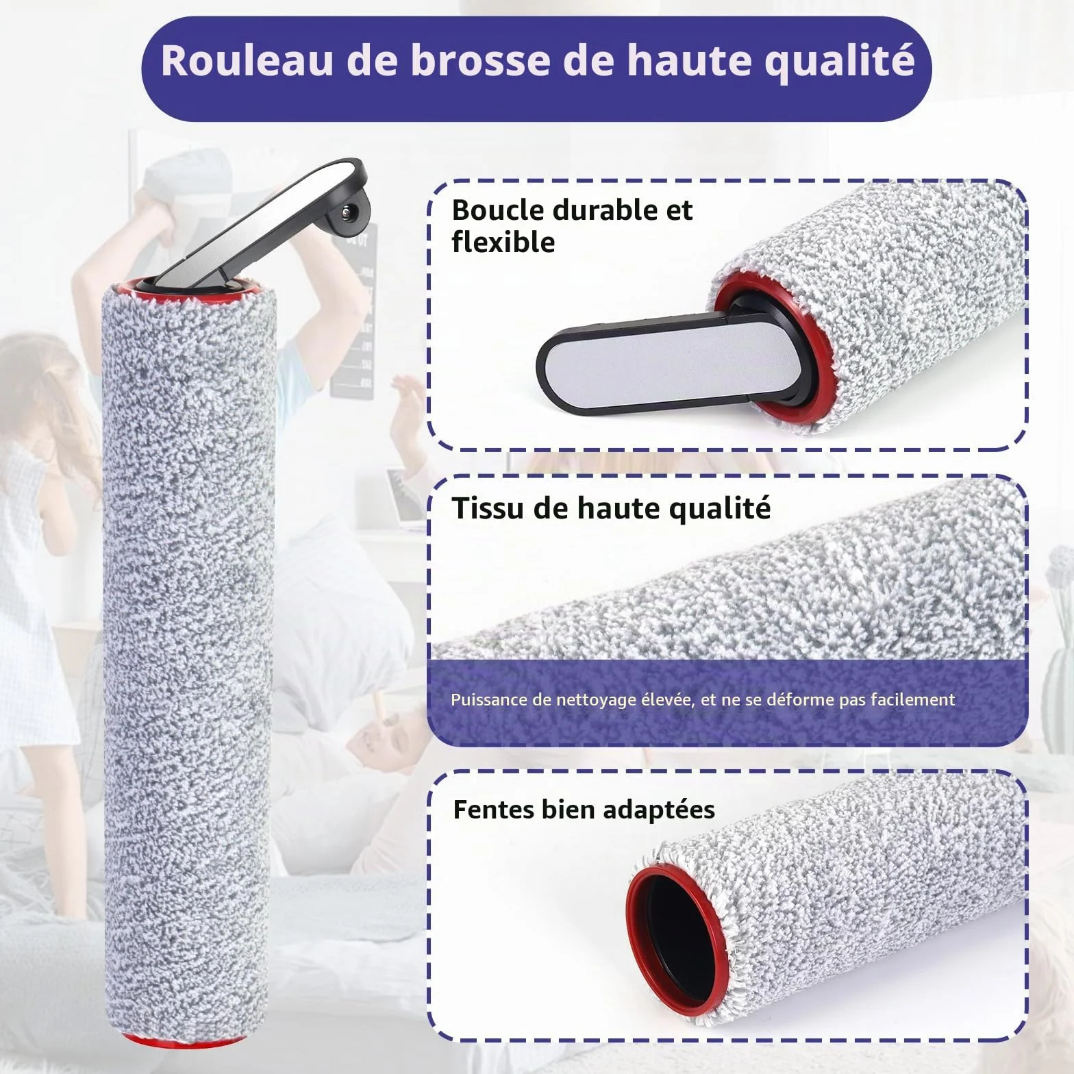 Accessoires Dreame H12 Pro H12 Dual G10 Pro Aspirateur Eau Poussière Pièces Rechange Ensemble 5 Pièces