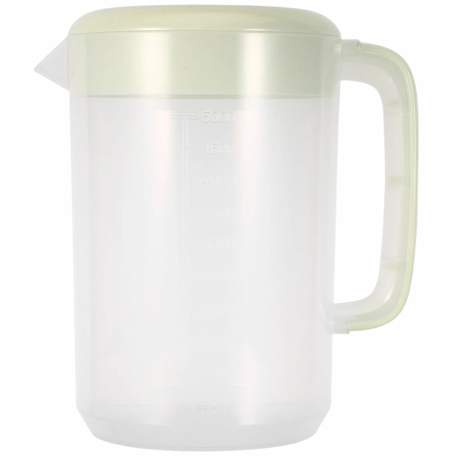 Uonlytech Pichet d'eau froide en plastique 5 L pour réfrigérateur, thé glacé, jus, lait, café
