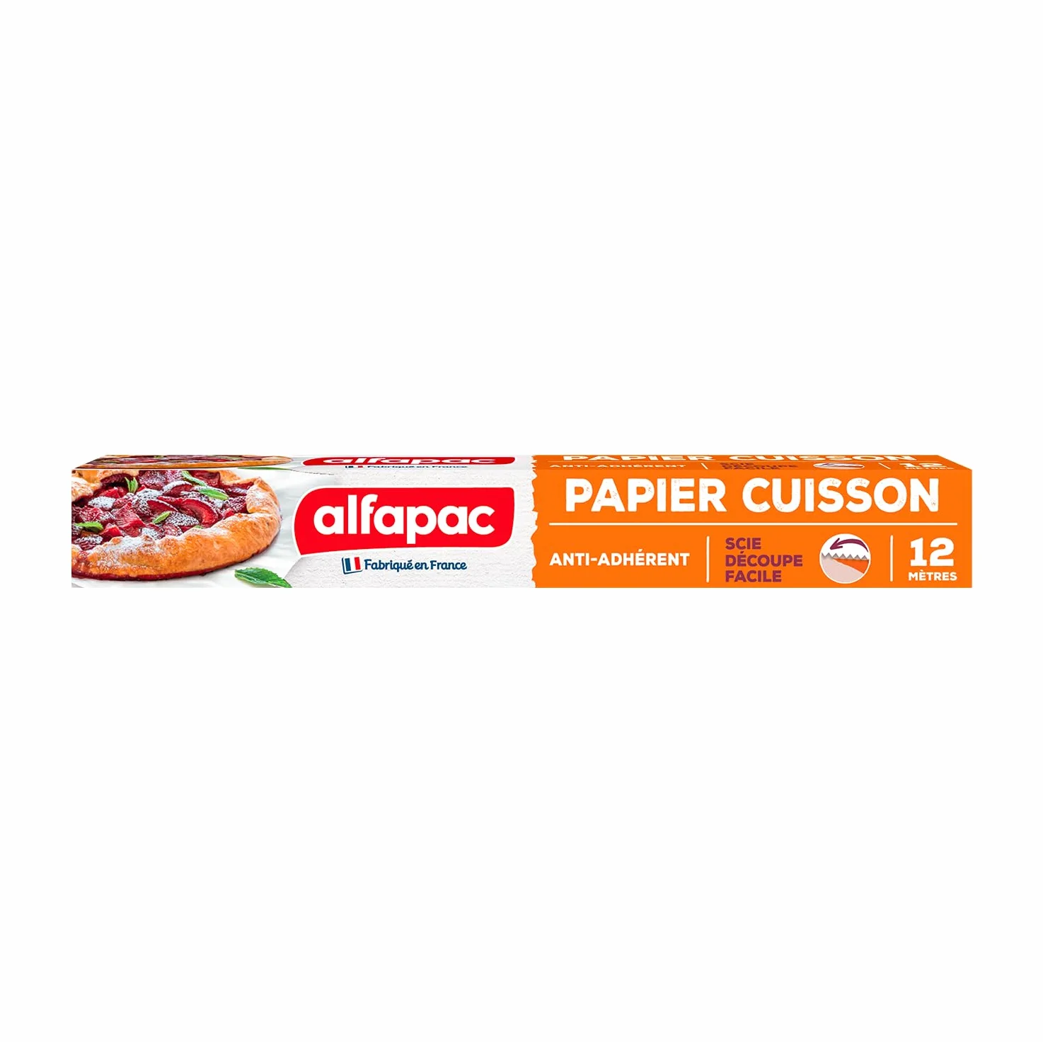Papier cuisson anti-adhérent 12M Alfapac Fabriqué en France