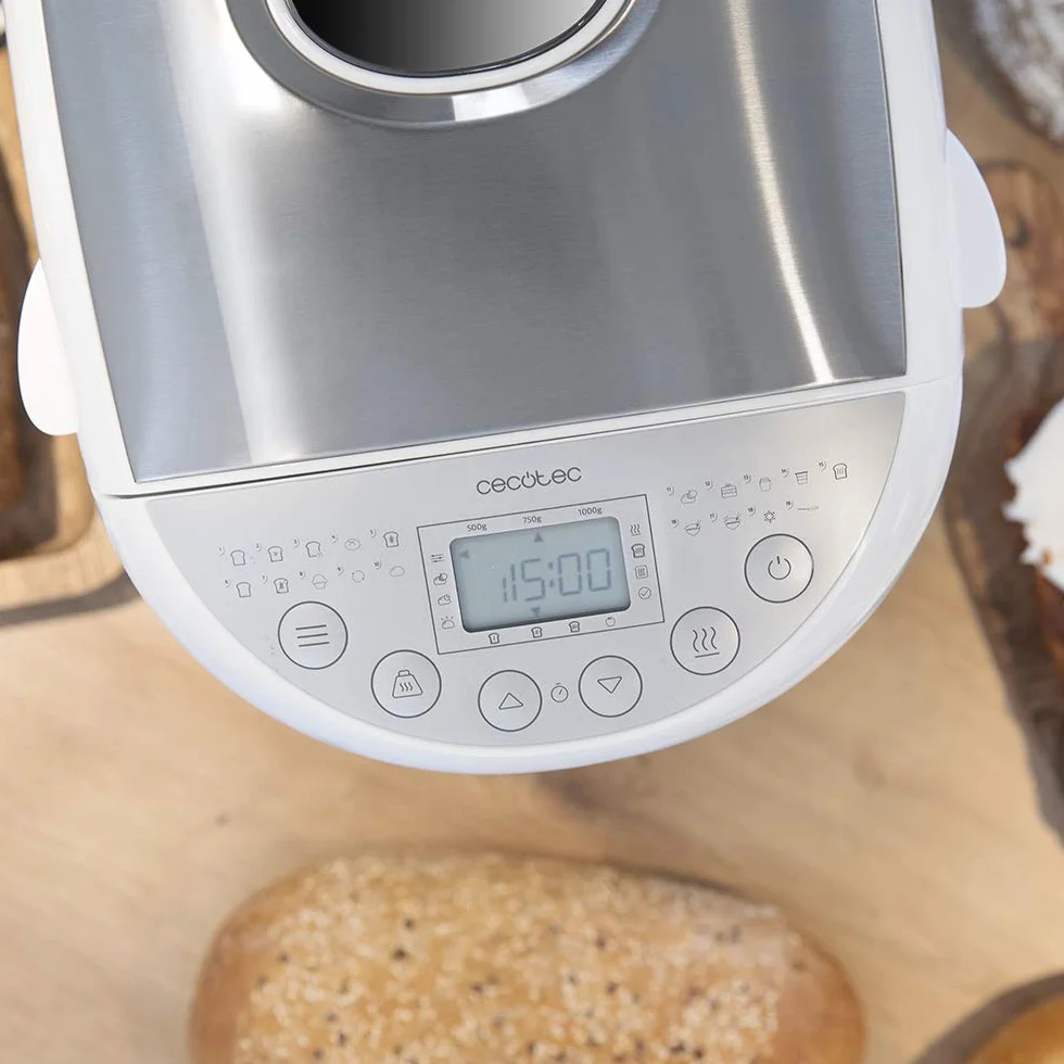Cecotec Machine à Pain Bread&Co 1000 Delicious 1 kg 19 Programmes Automatiques 15 Heures Programmables