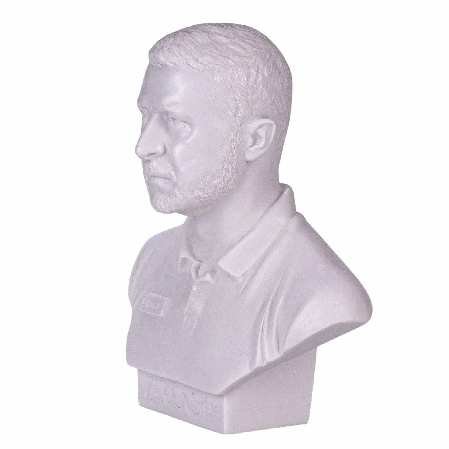 Buste en marbre Volodymyr Zelensky 15 cm