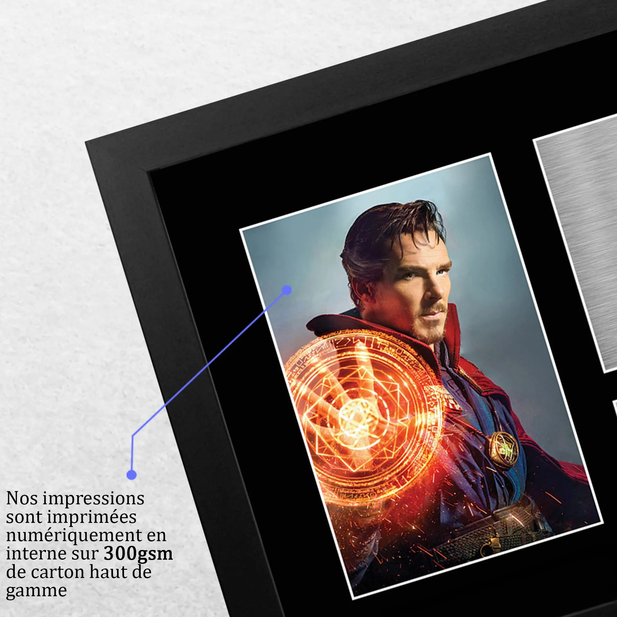 Benedict Cumberbatch Avengers Doctor Strange Autographe Photo A4 Encadré Cadeaux