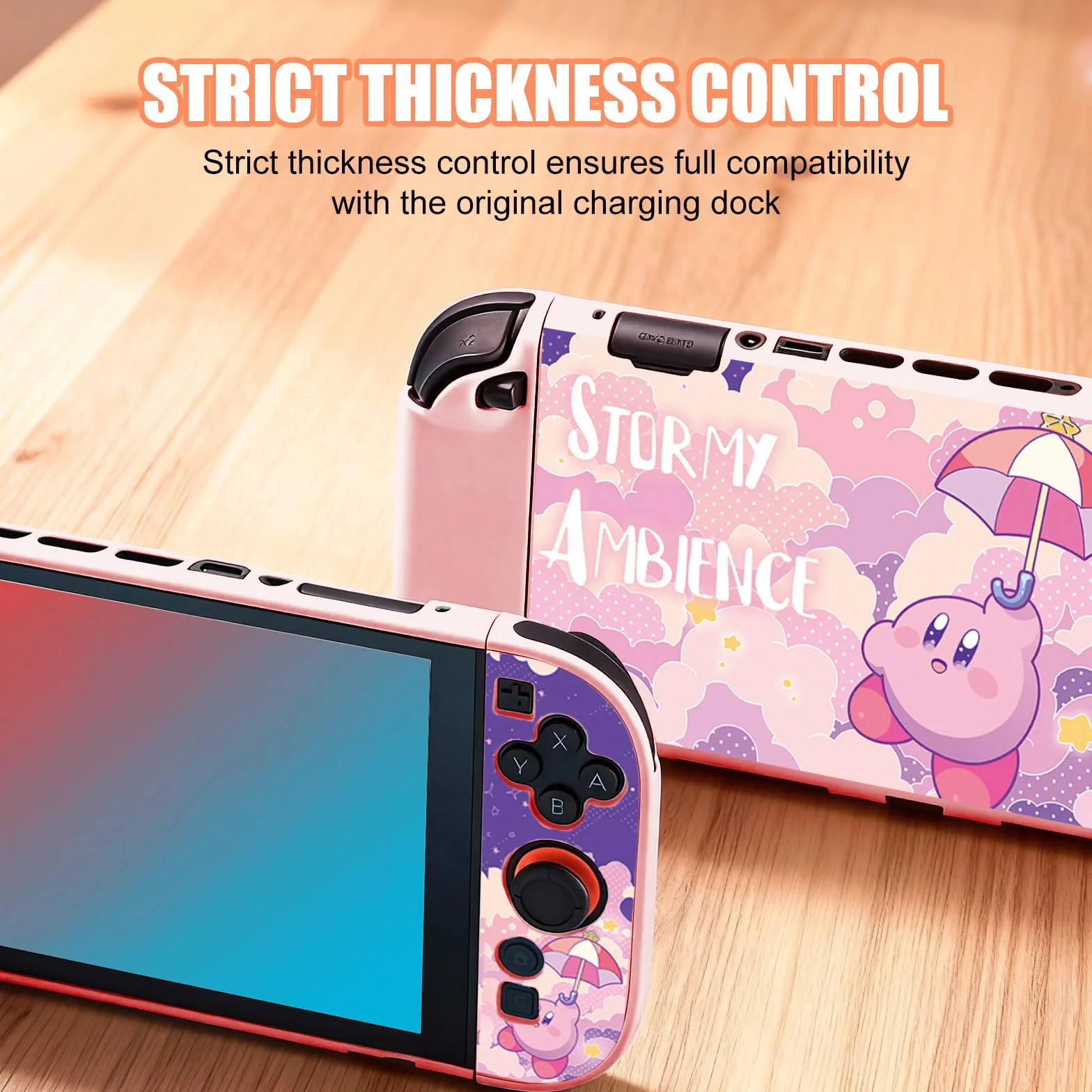 BAYINBROOK Switch 2 (2025) Coque TPU Antichoc Antidérapante Souple, Rechargeable sans Retirer la Coque, Protection Joystick