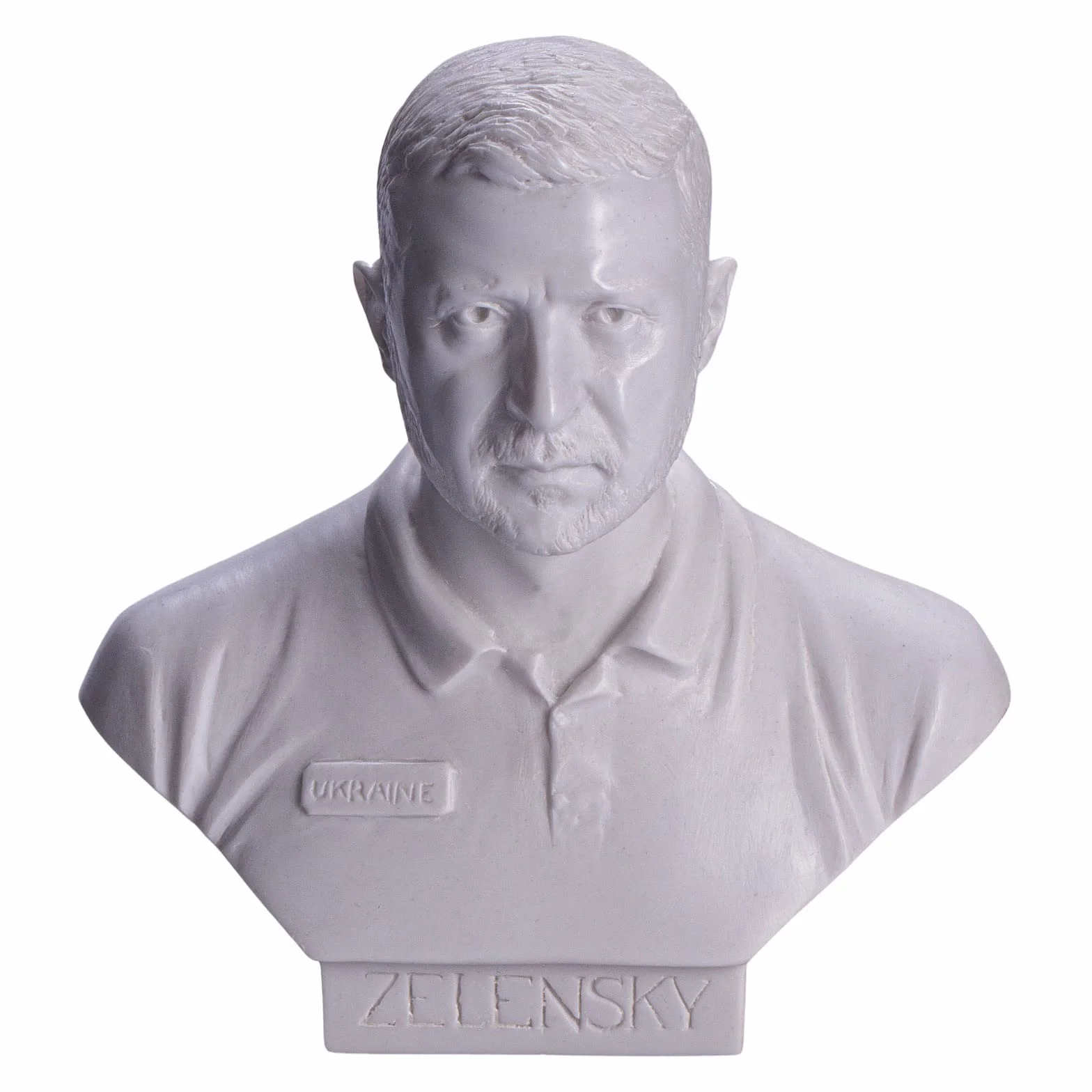 Buste en marbre Volodymyr Zelensky 15 cm
