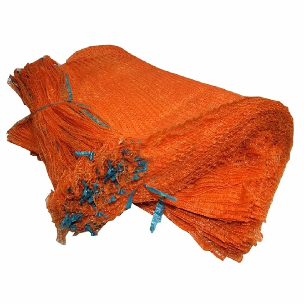 Filets Orange 50 cm x 78 cm 30 kg avec Cordon de Serrage Mailles Raschel