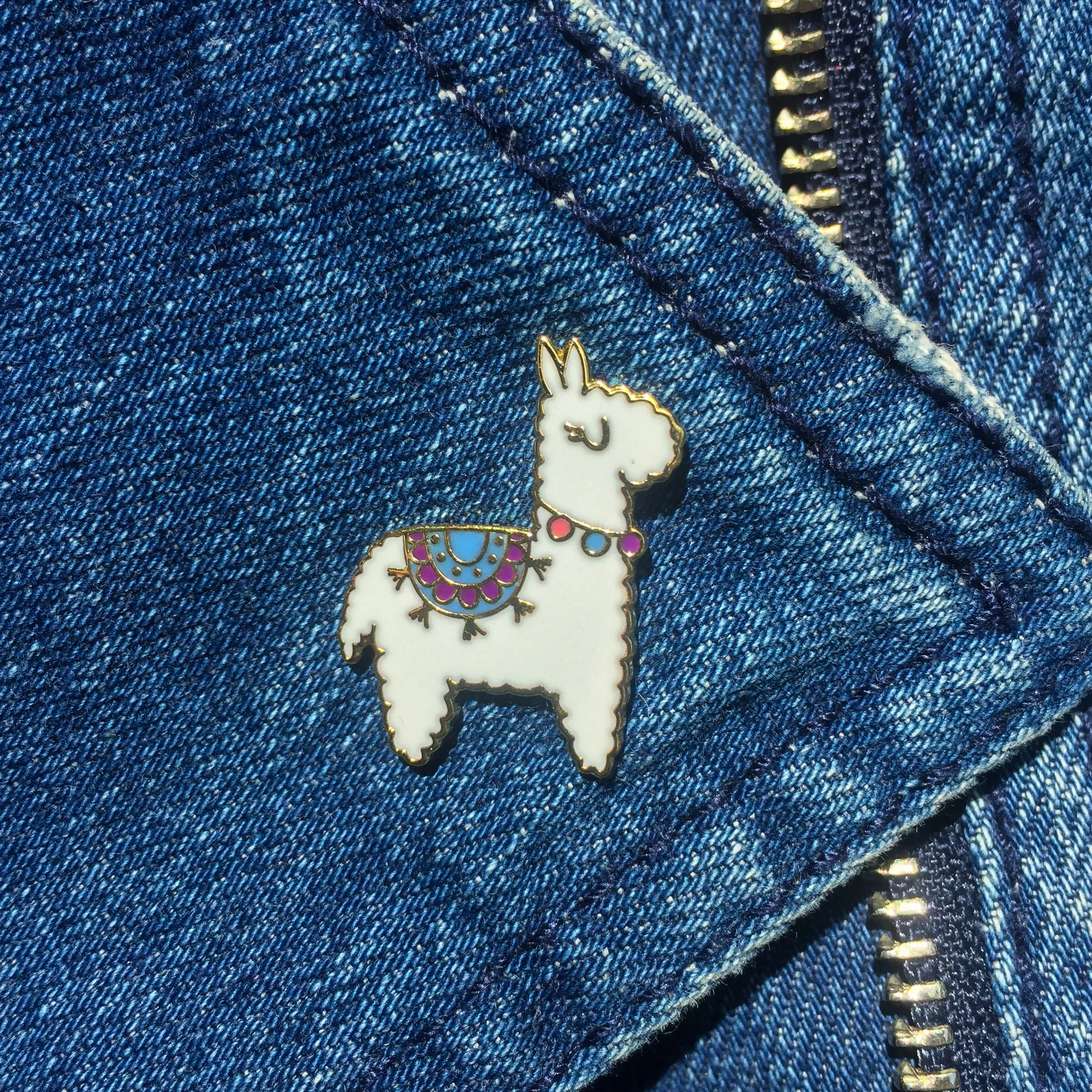 Pin's Alpaca Cadeau Alpaca Marrant Badge Lama Pin's en émail pour Filles