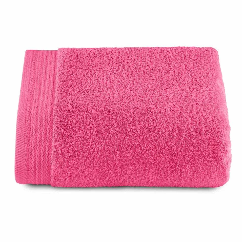 Grandes Serviettes de Bain 70x140 cm 100% Coton 600 Grammes Fraise
