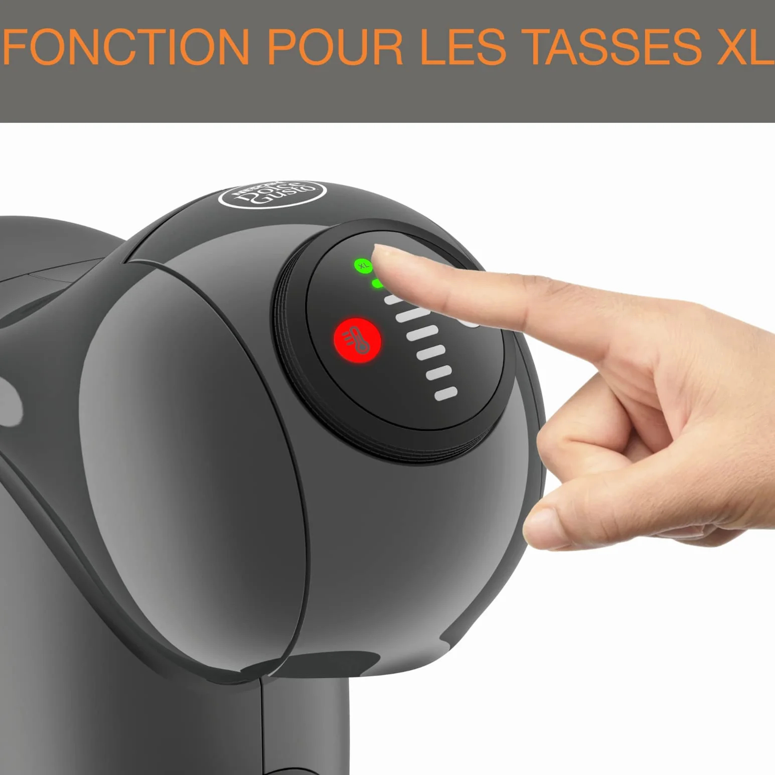 Krups Genio S KP243B10 Nescafé Dolce Gusto Machine à café dosettes multi-boissons, 0,8 L, Arrêt automatique