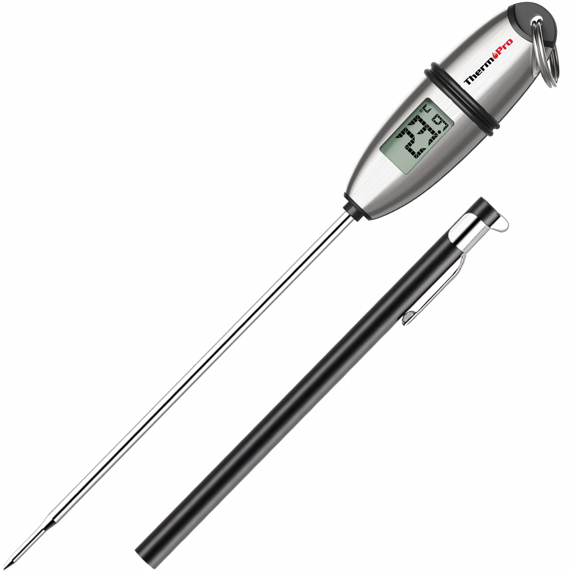 ThermoPro TP02S Termometr Cyfrowy 3 Sekundy Szybki do Kuchni Cukierniczy z Długą Sondą