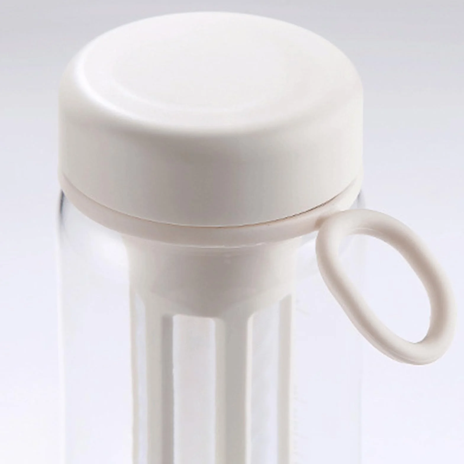 Pichet d'infusion à froid 600ml bouteille avec couvercle hermétique pour thé glacé café blanc