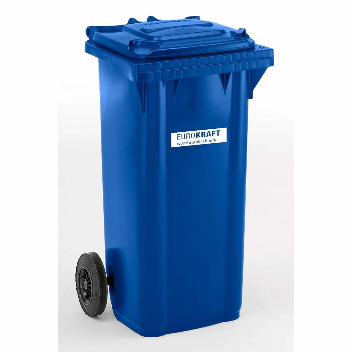 Eurokraft Pro Poubelle plastique DIN EN 840 120 L 505x1005x555 mm vert