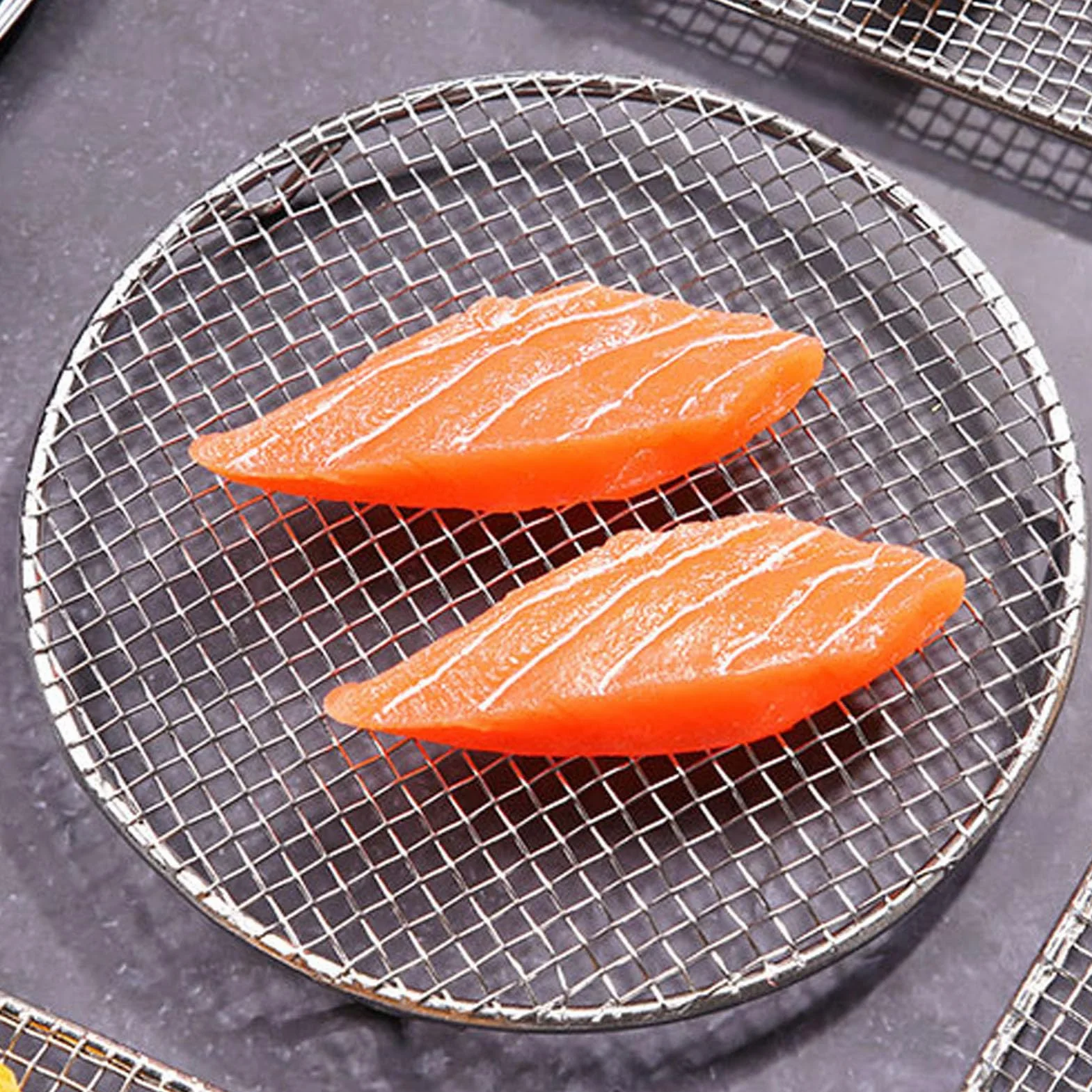 Grille de Cuisson Antiadhésive en Acier Inoxydable, Rond 16 cm, Allant au Four