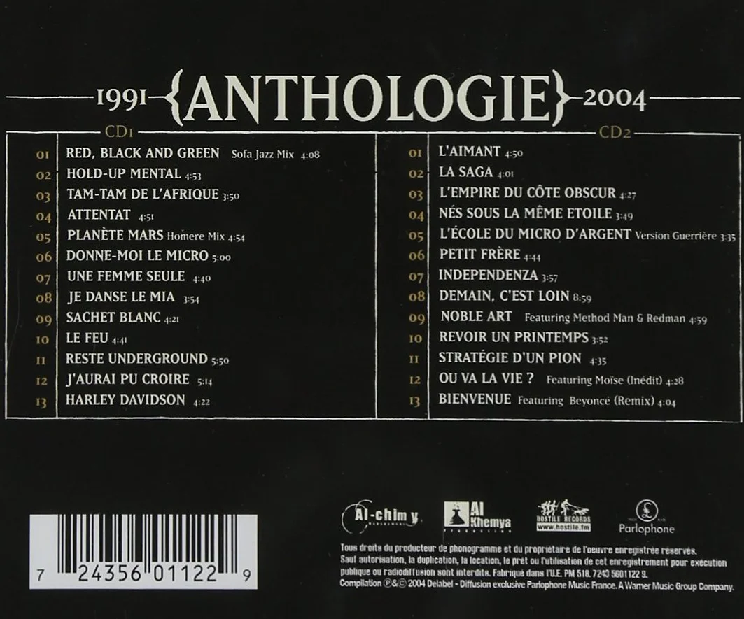 Anthologie 1991-2004