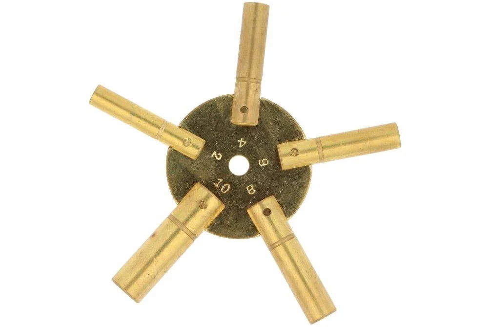 Clé pour horloge murale 5 en 1, clé étoile 4-12 mm