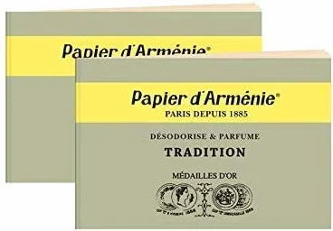 Papier d'Arménie Tradition - 2 carnets triple