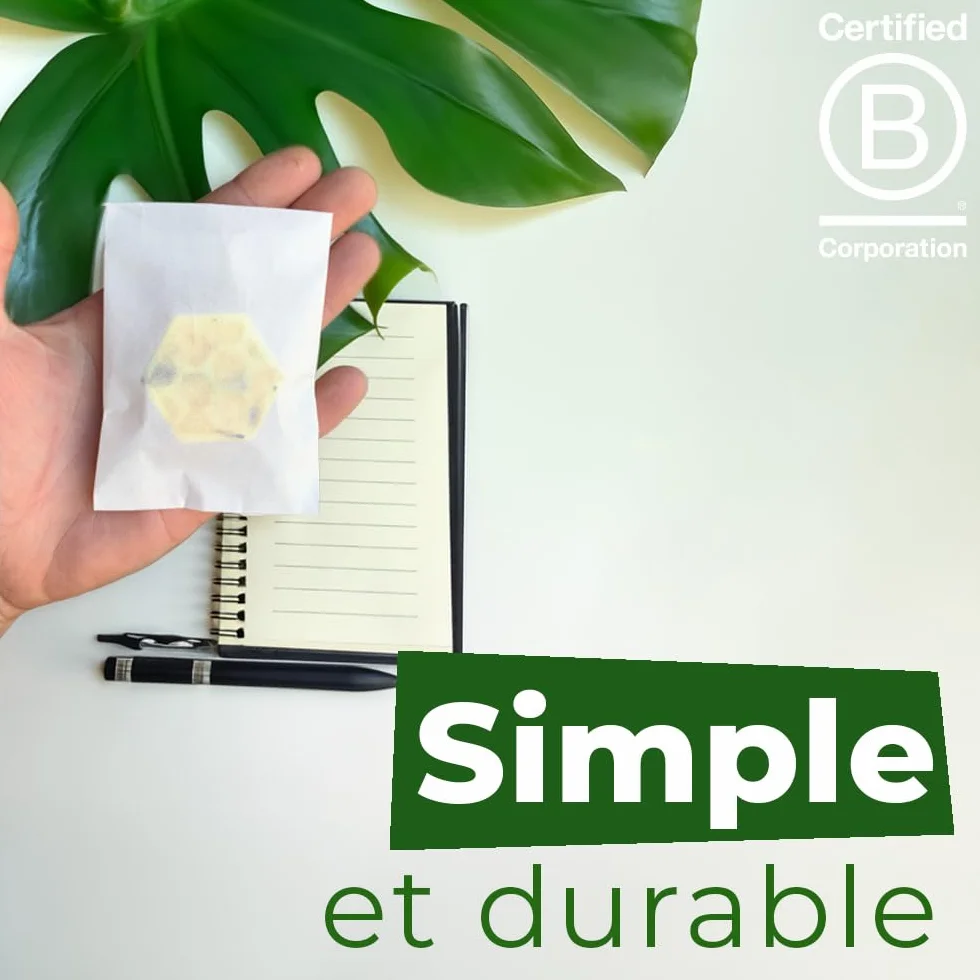 Simplelifeco 50 Sachets en Papier Glassine Autocollants 68 x 92 mm | Sachets en Papier Cristal Translucide Brillant
