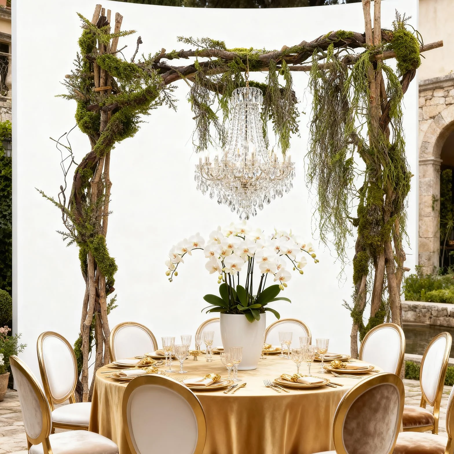Grande Guirlande Artificielle Flexible en Mousse Branches Vignes 2 m Décoration Murale Halloween Arche Mariage