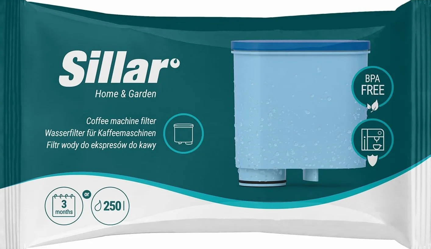 Sillar Kit Entretien Machines à Café Philips Saeco Détartrant 250 ml Dégraissant CA6704/10 Graisse HD5061 2 Filtres CA6903 Brosse