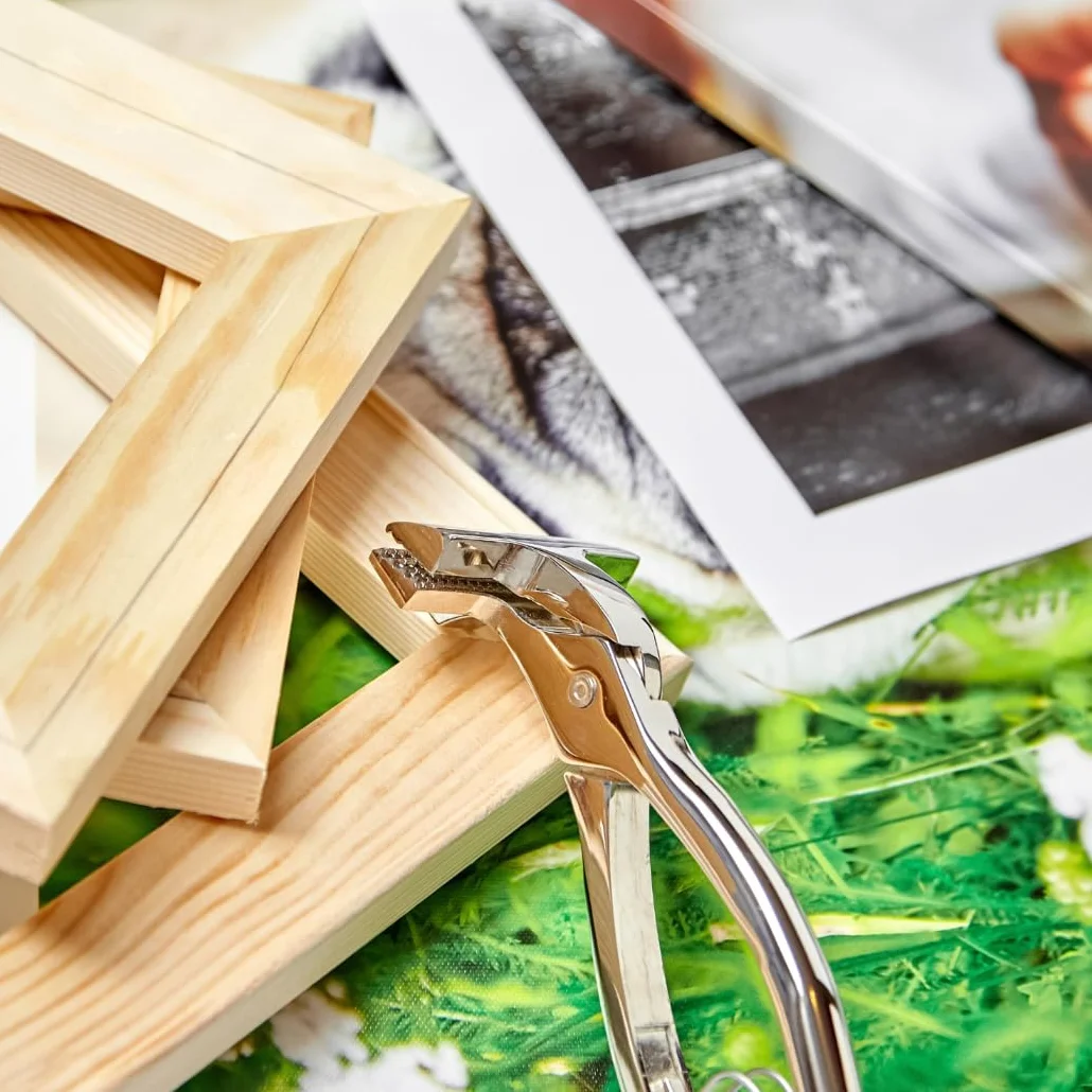 Toile personnalisée avec vos photos cadre en bois 50x40 cm Déco Murale