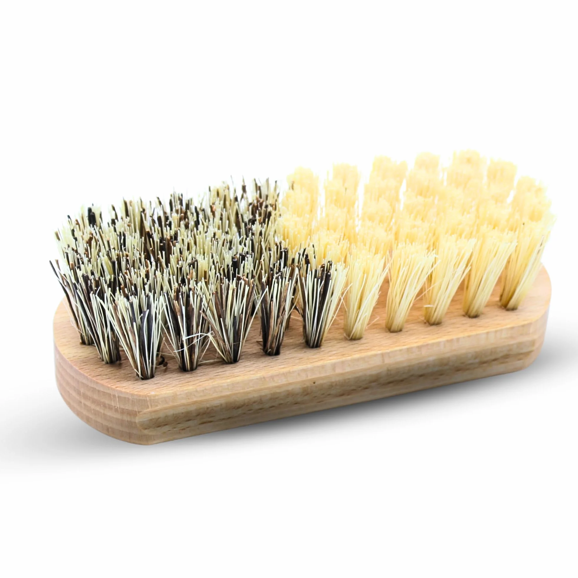 Brosse à légumes en hêtre pour fruits et crudités - Design ergonomique - Brosse de cuisine en bois