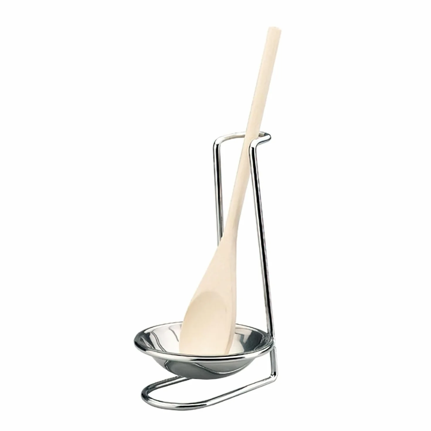 IBILI Repose Ustensiles avec Cuillère Plastique Argent 11 x 11 x 23 cm
