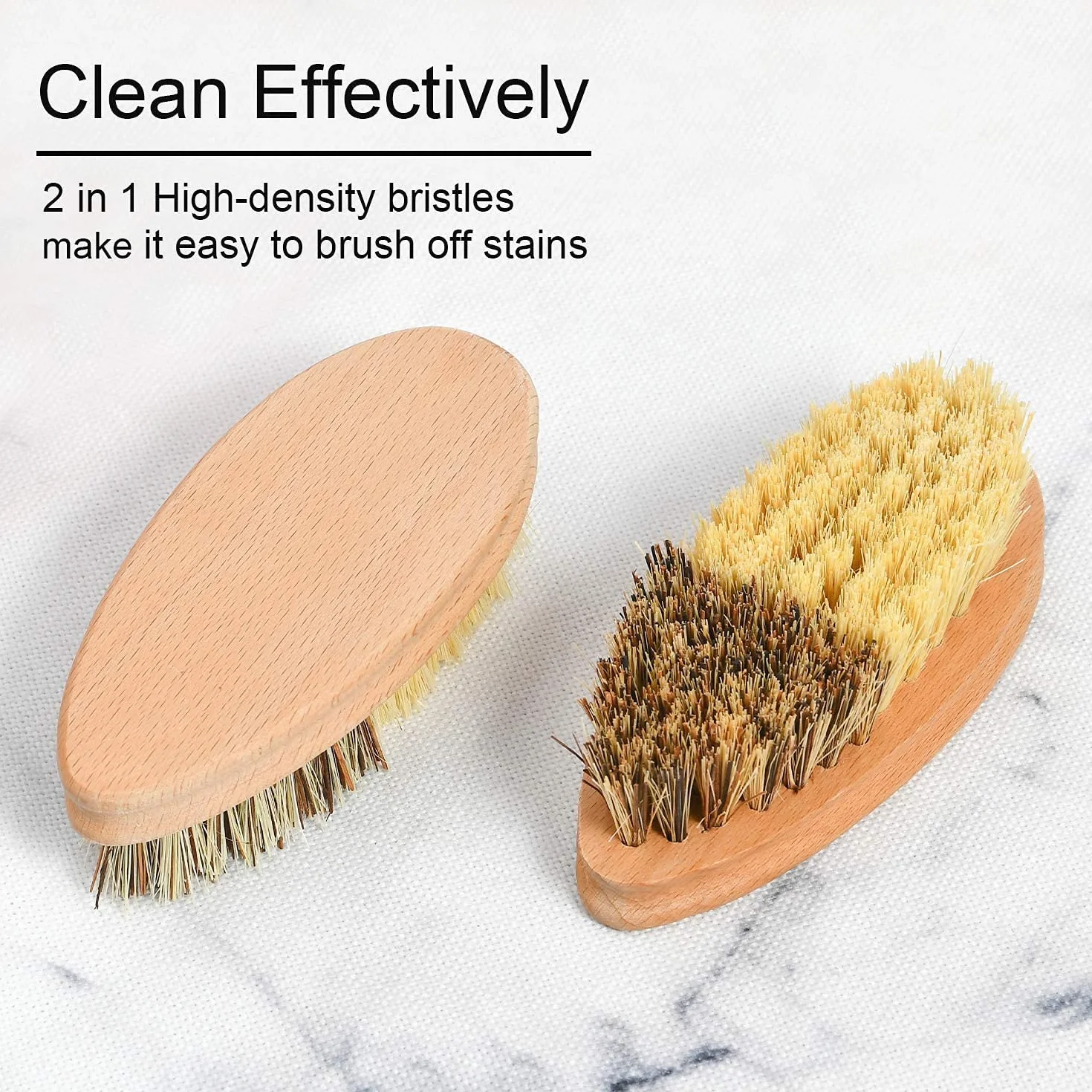 Brosse à légumes Veggie côté dur et doux manche en bois sisal outils de nettoyage fruits