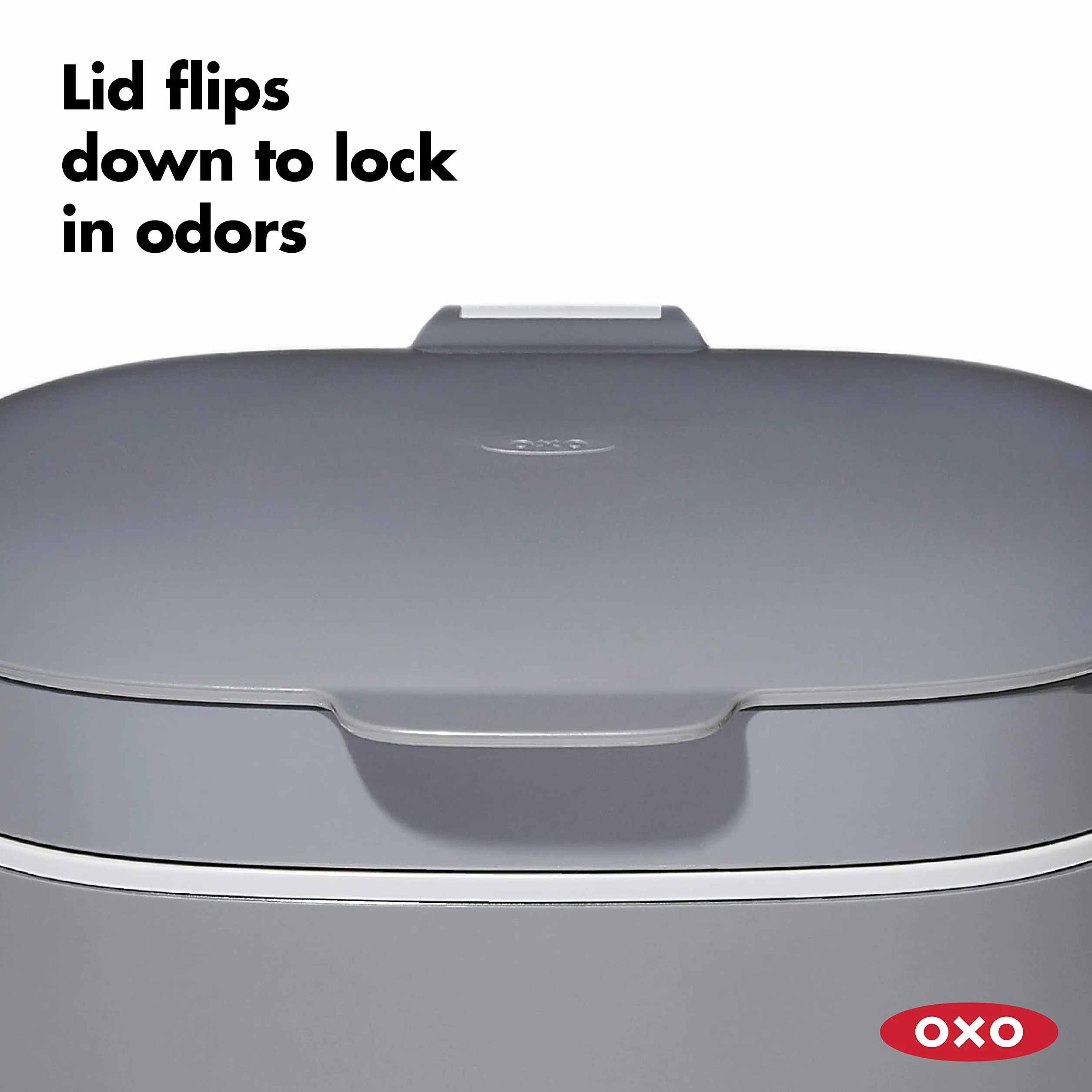 OXO Poubelle à Compost, Gris, 6.6 L
