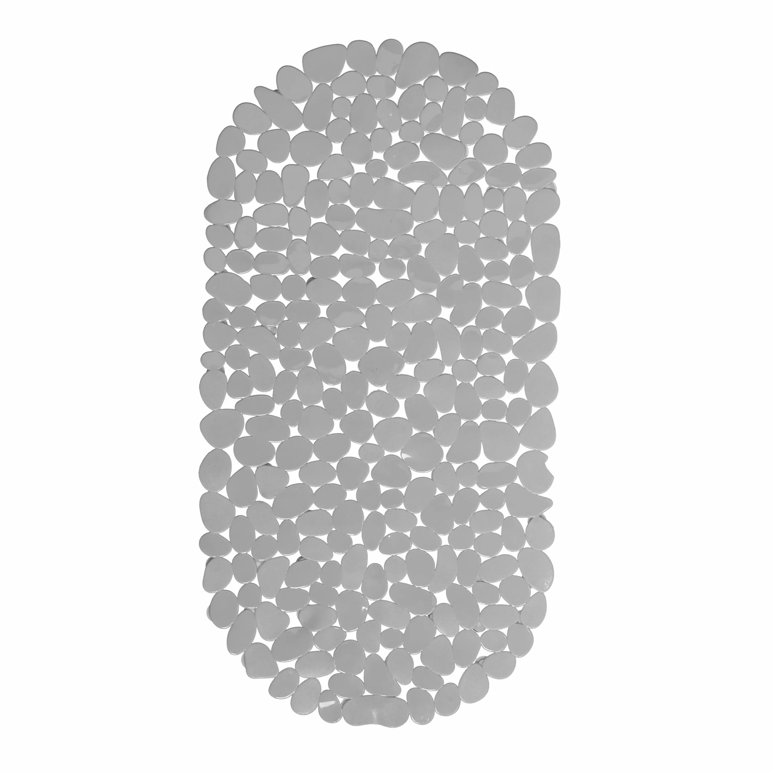 Relaxdays Tapis de Bain Antidérapant Aspect Pierre 36x68 cm Gris