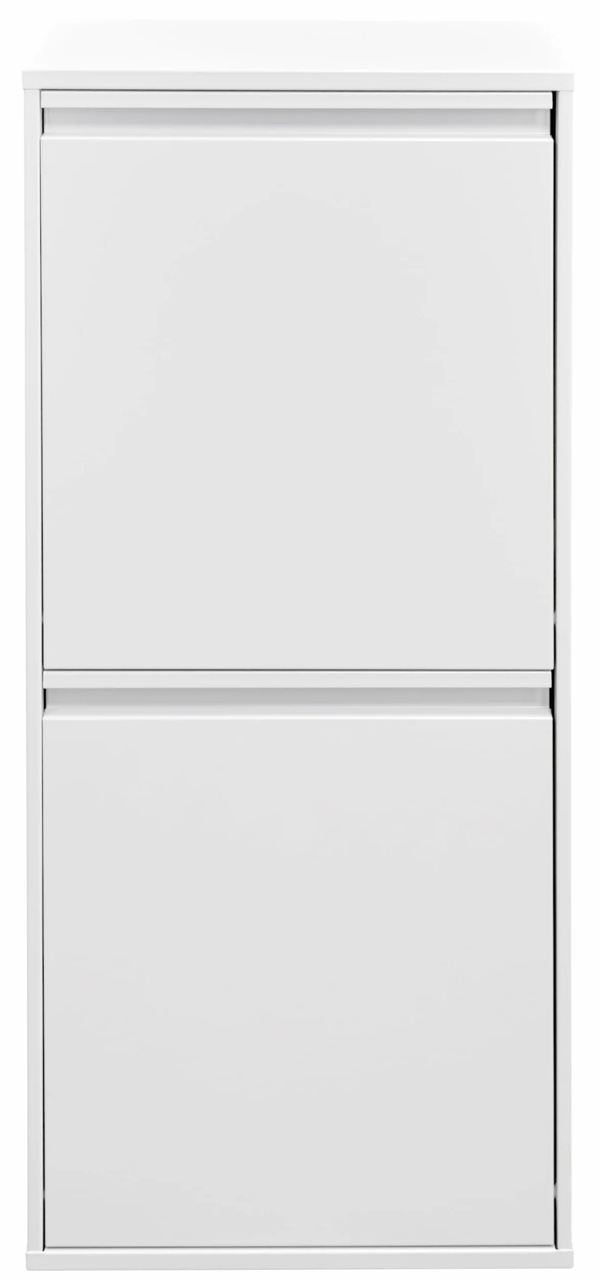 Arregui Basic CR401-B2 Poubelle de recyclage 2 compartiments 46 L Blanc