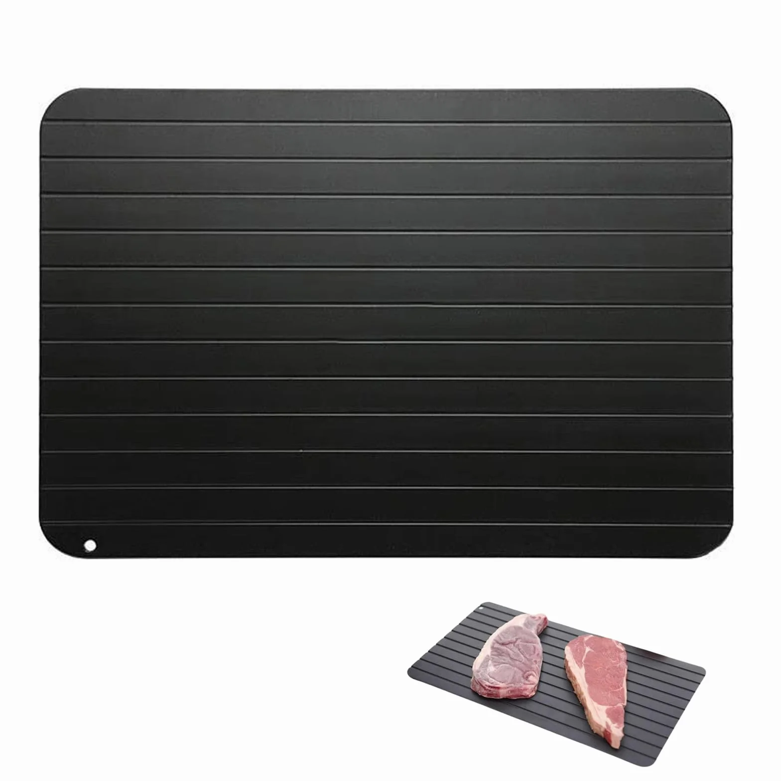 Plateau de Décongélation Rapide en Aluminium pour Viande Poisson Surgelés