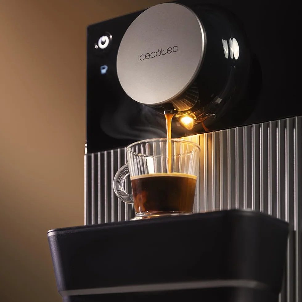 Cecotec Machine à Café Superautomatique Cremmaet Cube Rouge 1350W 19 Bars