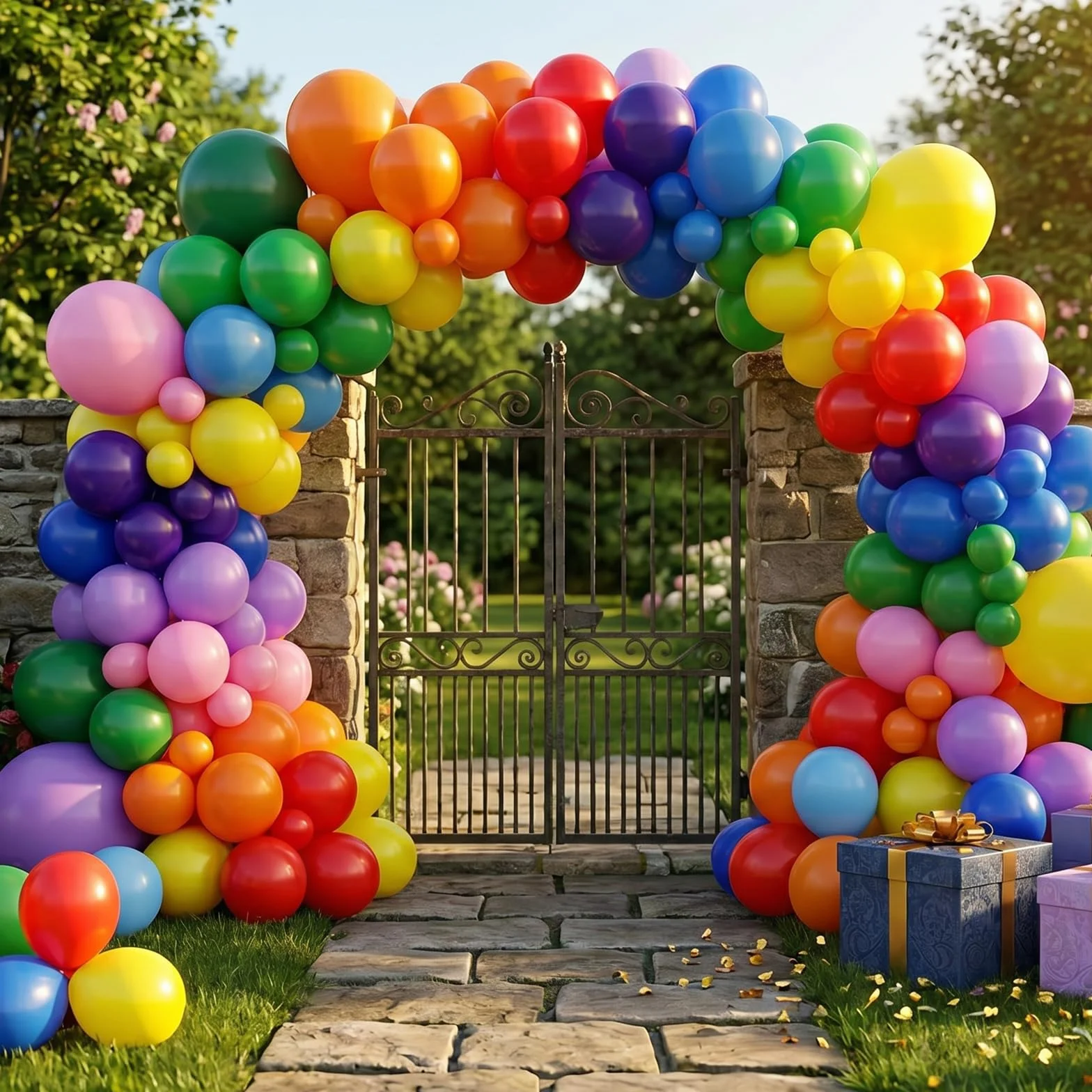 Ballons Anniversaire Multicolores 100 Pièces 12 Pouces Ballon Hélium Décoration Fête